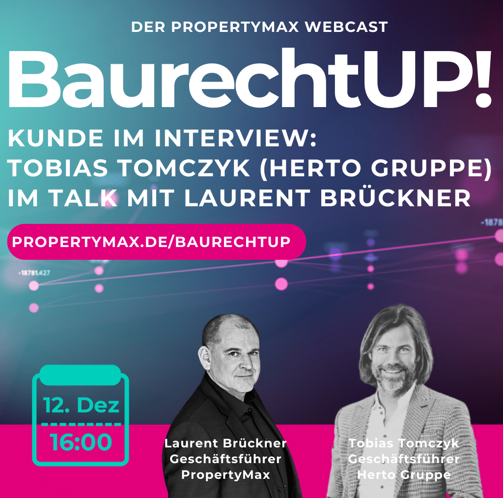 Nachhaltige Bestandserhaltung mit PropertyMax Webinar